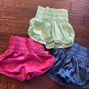 Free people movement shorts - three pairs!